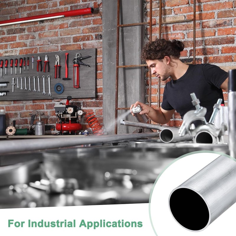 M METERXITY 1-Pack 300mm 6063 Aluminum Round Tube, 37mm ID 40mm OD Seamless Aluminum Tubing for Construction/Machining/DIY Crafting, Metal Straight Pipe [1.46"x1.57"x12"] - Image 5